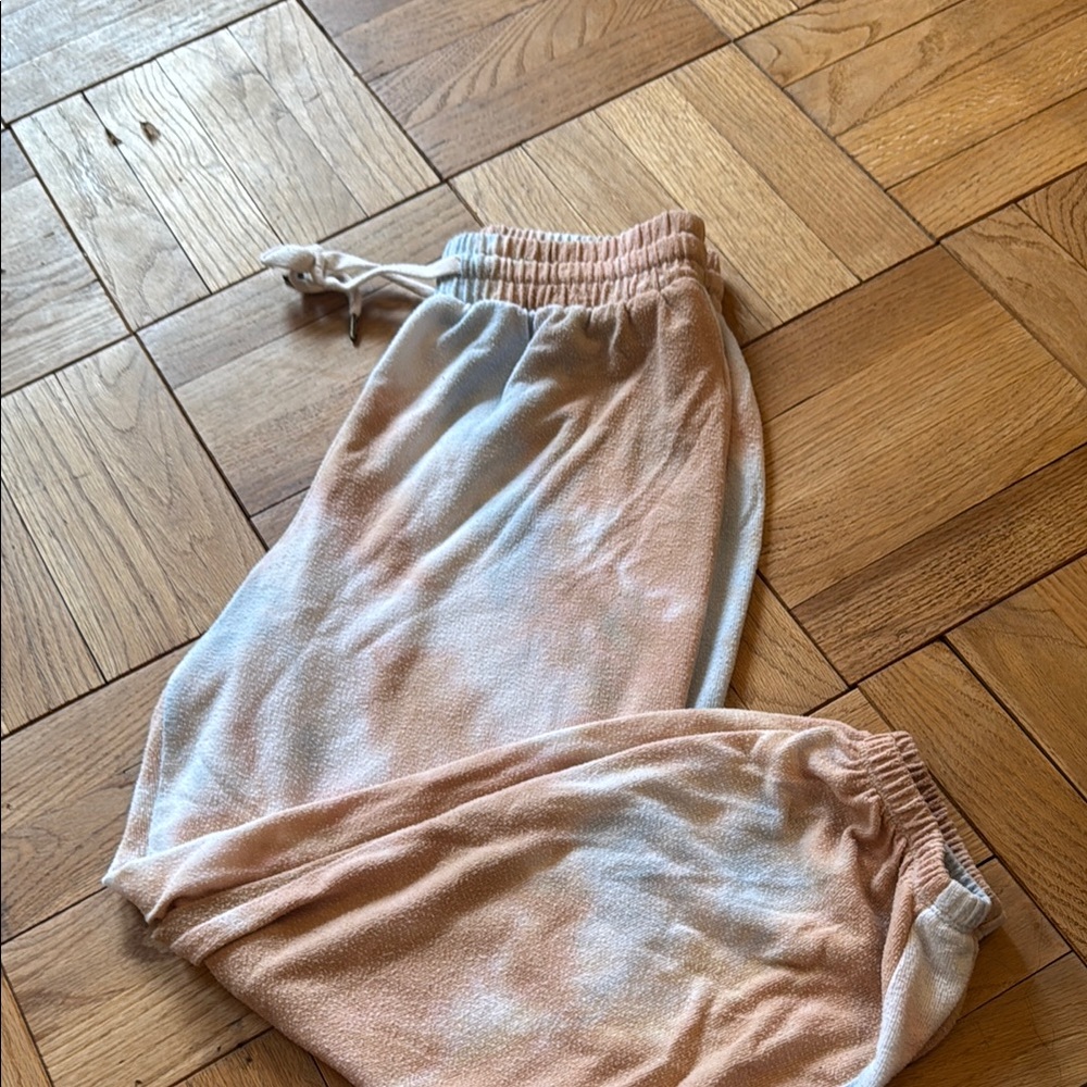 urban outfitters Peach Tie-Dye Joggers